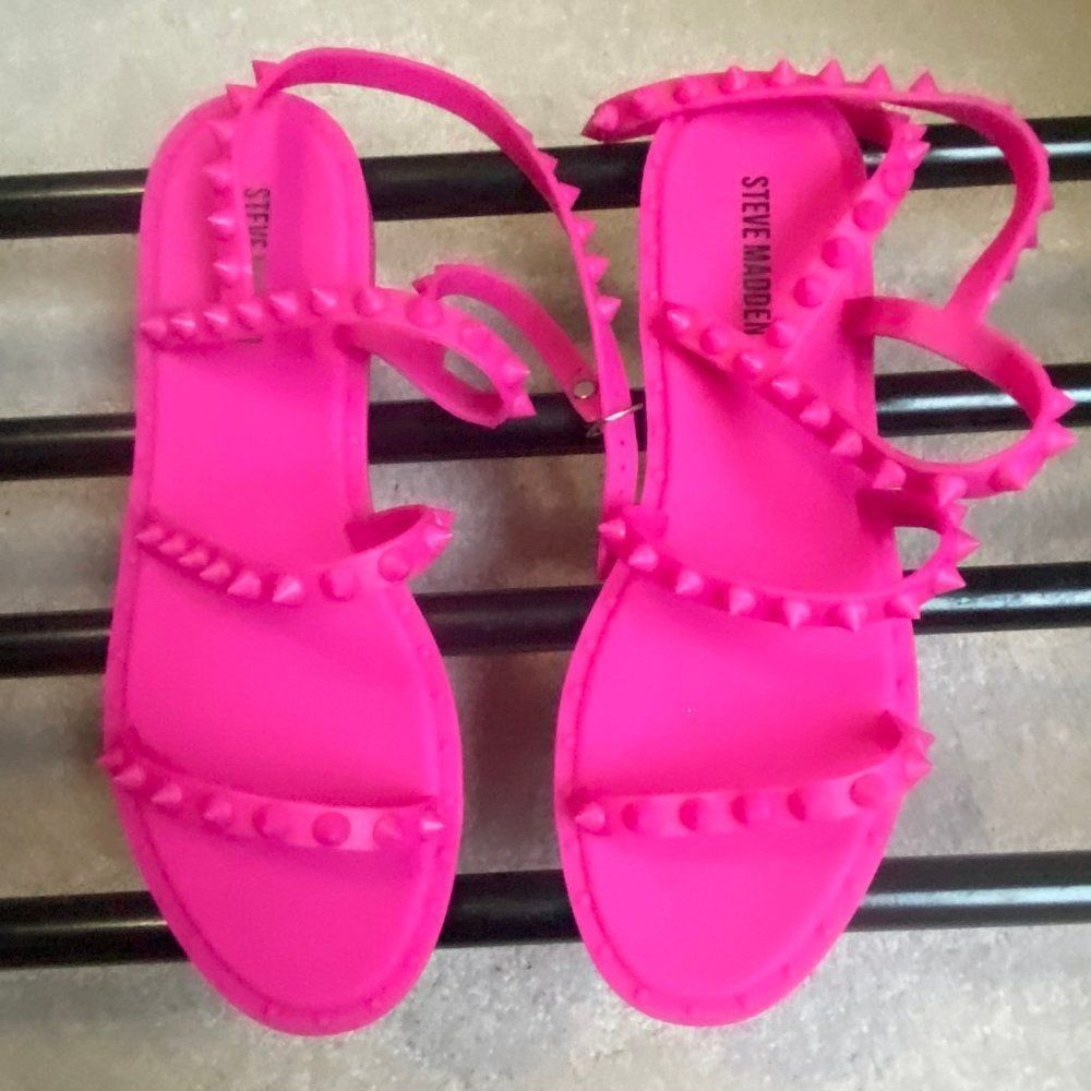 STEVE MADDEN Women Transport Travel J Sandals - NEW NWOB